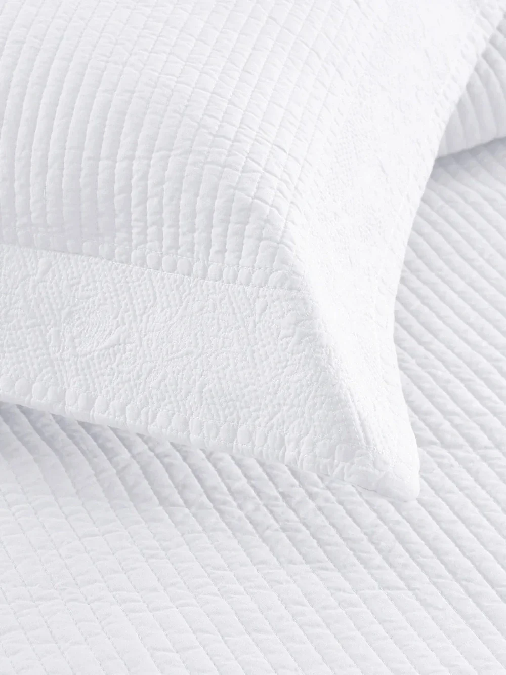3 PIECE 100% COTTON QUILT SET, OVERSIZED LIGHTWEIGHT TEXTURED BEDSPREAD